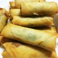 クック6EAPF2☆'s cooksnap of when they made 鶏ムネ肉梅しそチーズ春巻き.