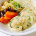 チョミ蔵's cooksnap of when they made 鍋にスープに！まな板でふわふわお魚団子！.