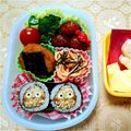 ｃｈａｋｏ＊'s cooksnap of when they made 栗くん海苔巻き＊キャラ弁.