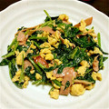 ★すーちゃん★'s cooksnap of when they made ほうれん草たまごのオイマヨ炒め.