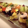 にこにこバービー's cooksnap of when they made お刺身パックｄｅお手軽手毬寿司.