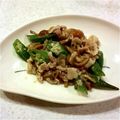 えるもっちん's cooksnap of when they made 豚肉・なめこ・おくらの塩ニンニク炒め.