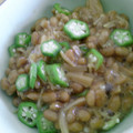 ぐーたらレシピ研究所's cooksnap of when they made オクラと納豆のなめ茸和え.