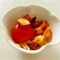 akomanman's cooksnap of when they made トマトとタコのカレーマリネ.