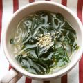 Satoco❋'s cooksnap of when they made 簡単☆　中華スープ（わかめ&春雨&お酢）.