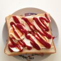 きたろうさん's cooksnap of when they made オープンサンド☆ケチャマヨゆで卵☆.