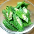 にぃもちゃん's cooksnap of when they made ★夏の小鉢★オクラのナムル.