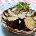 赤い電話's cooksnap of when they made 茄子の揚げ浸し 薬味たっぷり.