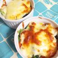 たまさぶろうの部屋's cooksnap of when they made 豆腐とエノキのグラタン.