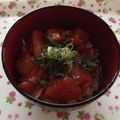 mario大好き's cooksnap of when they made まぐろ丼.