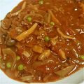 はるかのはは's cooksnap of when they made ■牛肉と3種のきのこの赤ワインみそ煮込み.