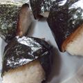のりまりん's cooksnap of when they made ベーコンおにぎり.