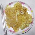いくぴょん♪'s cooksnap of when they made ☆こんにゃくパスタ　キャベツとツナ☆.