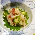 Haru Haru's cooksnap of when they made ■イカとオクラの梅肉和え■.