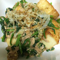 うなちゃん！'s cooksnap of when they made 揚げ豆腐とほうれんそうのナムル風.