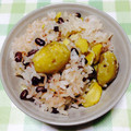 halulun3's cooksnap of when they made ごちそう栗も入った炊きおこわ（栗ごはん）.