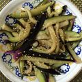 yukkiddr02's cooksnap of when they made 茄子のナムル.