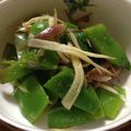 ユウカ．'s cooksnap of when they made ささぎとみょうがの生姜和え.