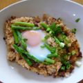 そうあママ's cooksnap of when they made アスパラと卵の焼きビビンバ.