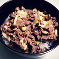 Ｎゆにゃん's cooksnap of when they made ☺簡単丼もの♪白だしだけで作れる牛玉丼☺.