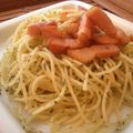 SOULS's cooksnap of when they made バジルとベーコンのスパゲッティー.