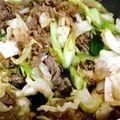 いよんぬ's cooksnap of when they made 牛肉とキャベツのスタミナ焼き.