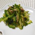 ゆうかりコアラ's cooksnap of when they made 夏です☆簡単ゴーヤとツナの塩昆布和え.