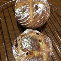 マサーー's cooksnap of when they made プレゼントミニカンパーニュ（黒糖ベリー）.