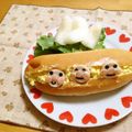 komutatata's cooksnap of when they made キャラパン♡アンパンマン サンド.