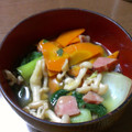 クック605IB9☆'s cooksnap of when they made 青梗菜としめじとベーコンの煮.