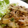 ユーロン's cooksnap of when they made お肉柔らか♪豚の生姜焼き.