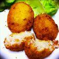 Chikazac's cooksnap of when they made とろ～りコロッケ.
