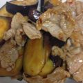 o0o3232's cooksnap of when they made 茄子と豚肉のピリ辛炒め.