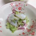 LatelierＮ's cooksnap of when they made タコとみぞれきゅうりの酢の物.