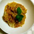 ma___111's cooksnap of when they made 白菜とベーコンのカルボナーラお味噌仕立て.