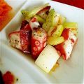 ☆pinon☆'s cooksnap of when they made 前菜に☆タコとセロリのアーリオオーリオ.