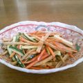 甘栗処's cooksnap of when they made リメイク！こく旨♡きんぴらごぼうサラダ.