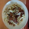 ちへぴん's cooksnap of when they made 簡単！豚肉甘味噌だれの春キャベツあえ♫.