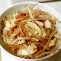 shell5656's cooksnap of when they made もやしとキャベツとツナの和え物.