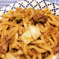 kanekoshi's cooksnap of when they made 簡単和風焼きうどん.