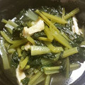 kumitch's cooksnap of when they made 菜っ葉とお揚げの炊いたん、京おばんざい2.