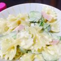 yurippii's cooksnap of when they made ショートパスタでファルファッレの卵サラダ.