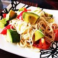 atsu1217's cooksnap of when they made トマトとアボカドのさっぱりそうめん.