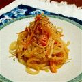 ユマー's cooksnap of when they made ダイエットに☆具沢山白滝のタラコ炒め.