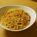 もんしゅしゅ's cooksnap of when they made 蟹のトマトクリームパスタ.