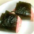 sweet_rose's cooksnap of when they made めちゃ簡単＊ボロニアソーセージおにぎり.