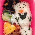 みーつん's cooksnap of when they made キャラ弁＊*オラフ.