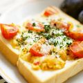 うさぎのシーマ's cooksnap of when they made ひよこ豆とトマトのスイートチリトースト.