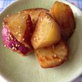 0きよみん0's cooksnap of when they made フライパン１つで簡単＊揚げない大学イモ.