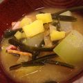 miyuking56's cooksnap of when they made 冬瓜の具だくさん味噌汁♪.